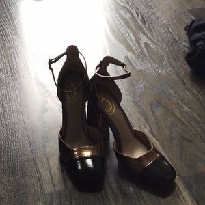 Sam Edelman Brown and Black Heels